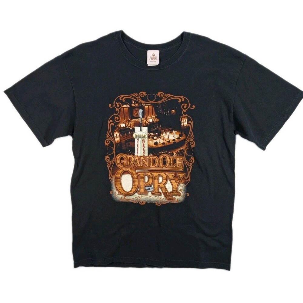 WSM Grand Ole Opry The Show That Made Country Famous Nashville 2 side T-Shirt L